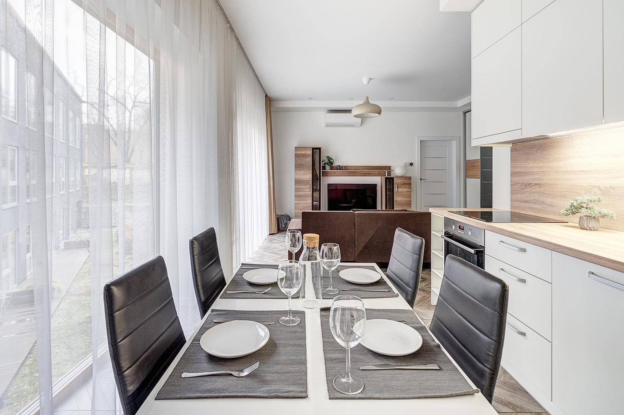 Cohost I New Basteja Life Apartments W-Garage Prkg & Self Check-In VNO Szoba fotó