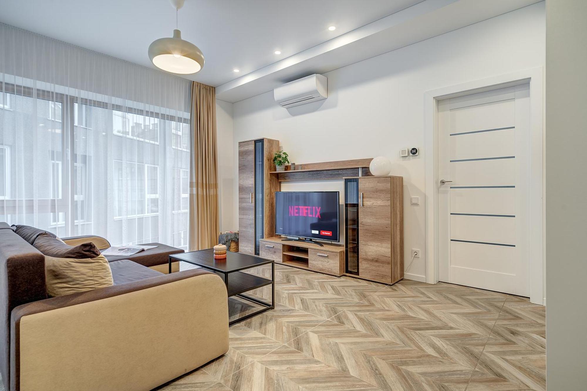 Cohost I New Basteja Life Apartments W-Garage Prkg & Self Check-In VNO Szoba fotó