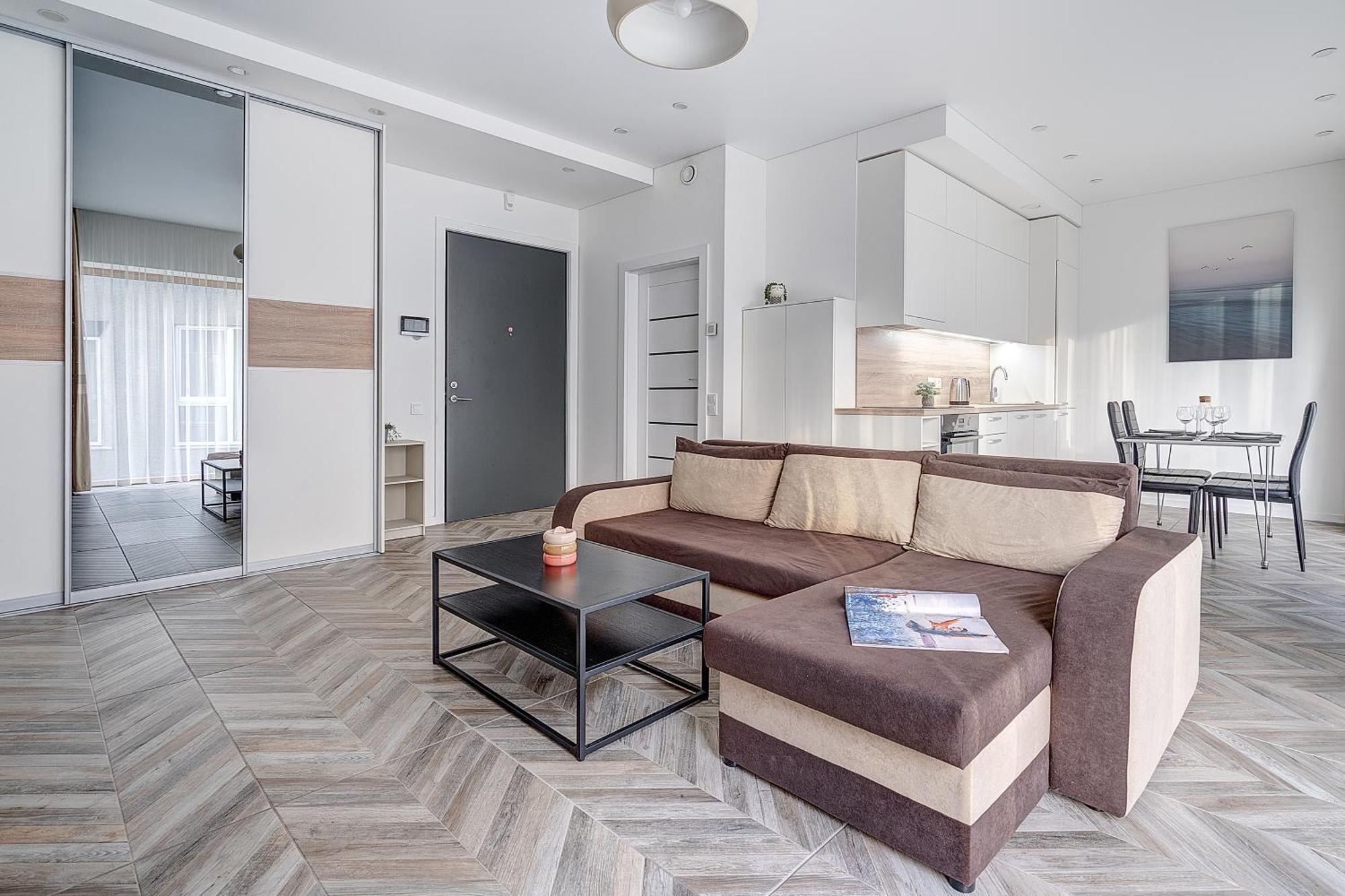 Cohost I New Basteja Life Apartments W-Garage Prkg & Self Check-In VNO Szoba fotó